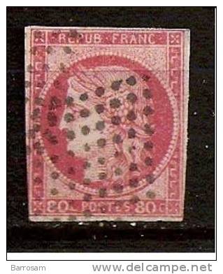 FrenchColonies: 1872-7  Yvert21 8oc. Used Cat.value 170Euros($268) - Ceres