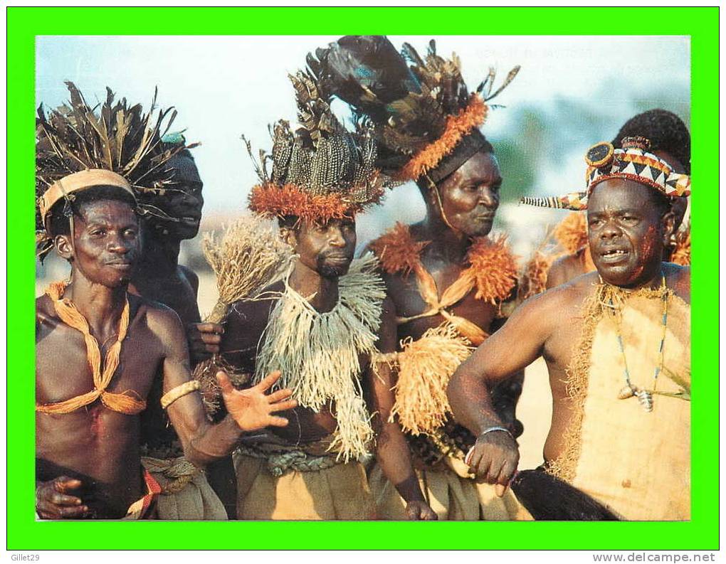 ZAIRE, CONGO - FESTIVAL DE GUNGU - BANDUNDU - GROUPE DANSEURS COLLECTIVITÉ DE KHONDO - REP. DU ZAIRE - - Kinshasa - Léopoldville