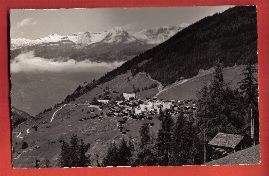 V516 St-Luc, Anniviers, LVue Générale.Rohrbachstein,Tubang,Mt Bonvin,Wildstrubel.1939.Gyger 11430 - Anniviers