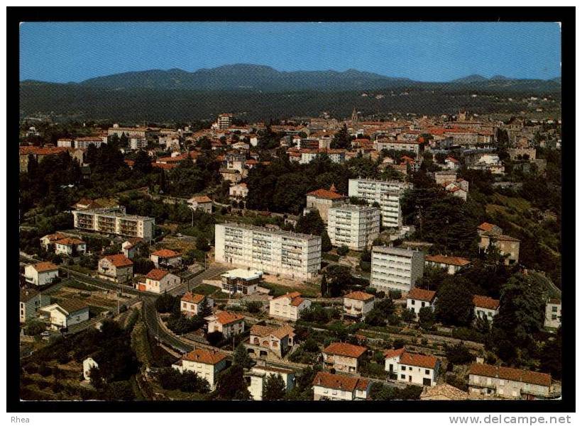 07 Aubenas Vue Aerienne D07D K07019K C07019C RH100464 - Aubenas
