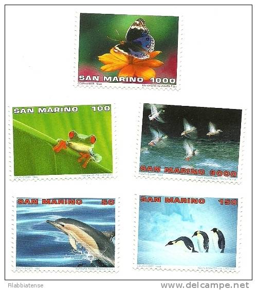 1996 - 1489/93 Mondo Natura   ++++++++ - Unused Stamps