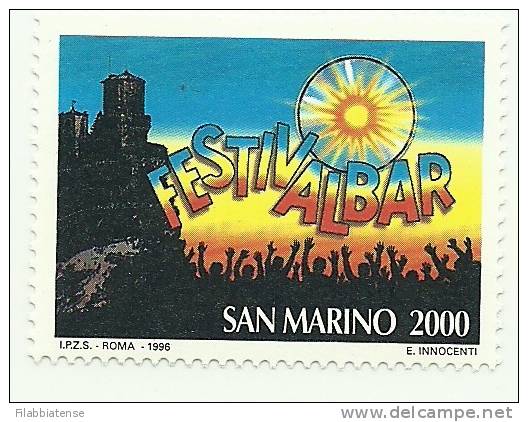 1996 - 1517 Festivalbar    ++++++ - Unused Stamps