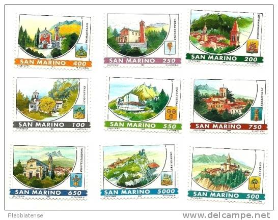 1997 - 1547/55 Castelli   +++++++ - Unused Stamps