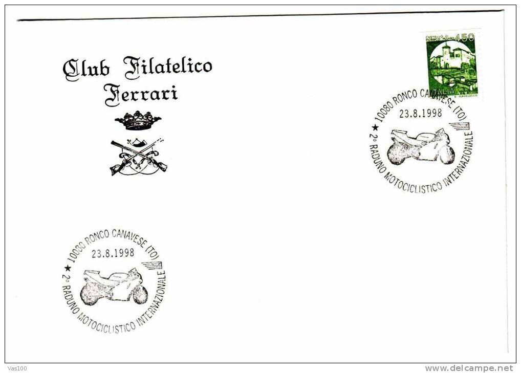 CAMPIONATO Internazionale DI MOTOCICLISMO Motos MOTOCROSS,cover With PMK 1998 Of ITALIA. - Motorbikes