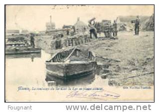 Belgique:MENIN(Fl.Occid.) :Le  Rouissage Du Lin Dans La Lys En Pleine Activité.1904. - Menen