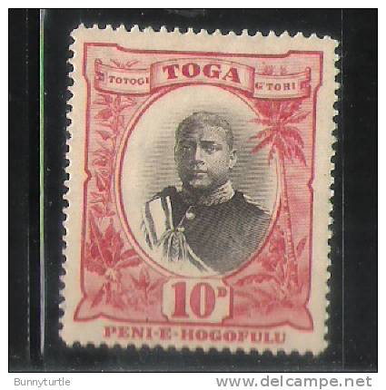 Tonga 1897-34 George II 10p Used - Tonga (1970-...)
