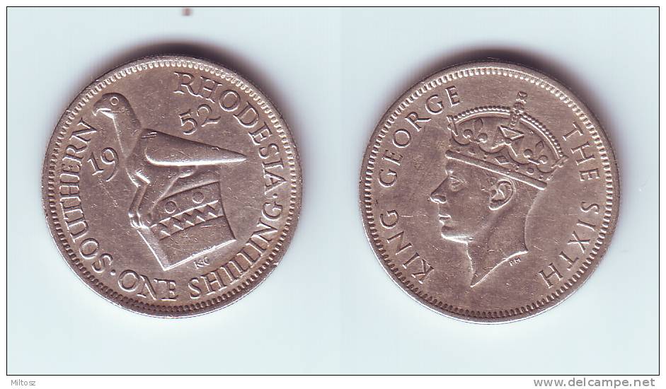 Southern Rhodesia 1 Shilling 1952 King George VI - Rhodesia