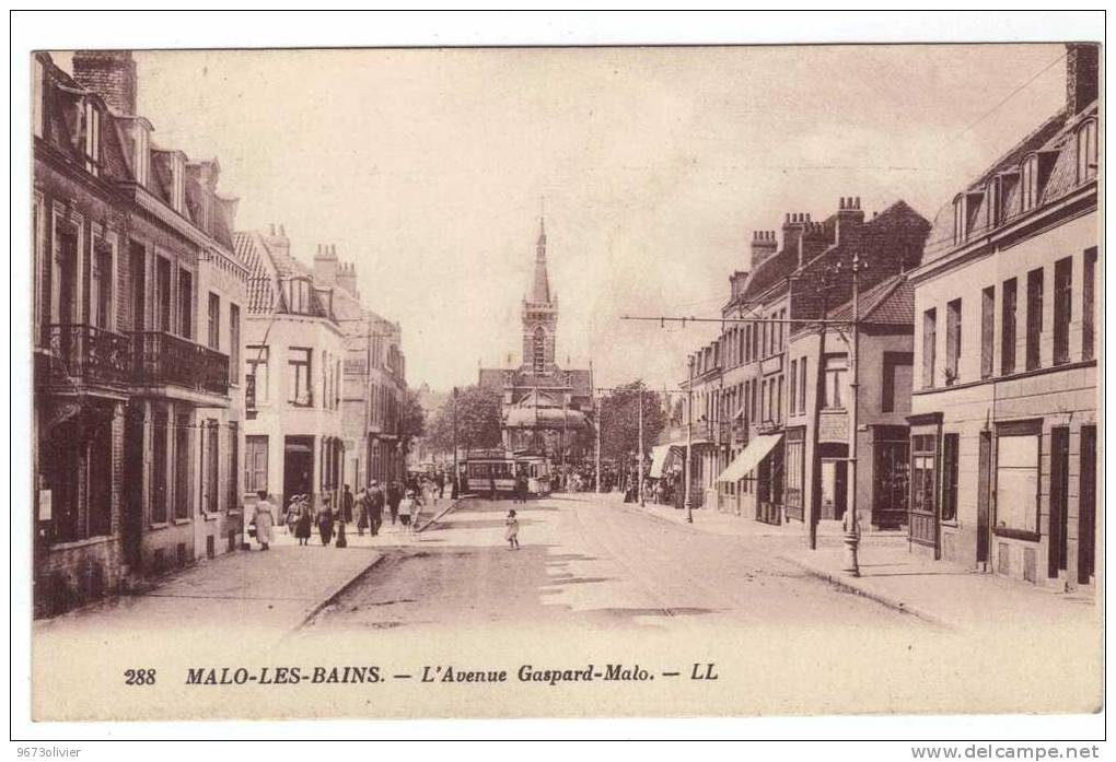 Malo - Les - Bains : L´Avenue Gaspard - Malo - - Malo Les Bains