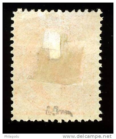 USA  7c  Scott 160*  Yv.43* Cote2015: 1500 $  Neuf,  Forte *  Signé Expert  BRUN - Unused Stamps