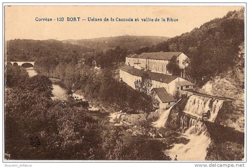 CPA Bort Usines De La Cascade Et Vallée De La Rhue  19 Corrèze - Juillac