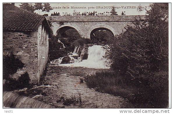 Dép 87 - V476 - Oradour Sur Vayres - Cascade De La Monnerie - état - Oradour Sur Vayres