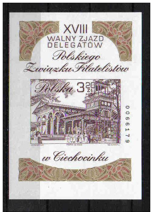 Polen 2002  18th Philatelic Convention At Ciechocinek  BF 159 A Imperforated *** - Blocks & Sheetlets & Panes