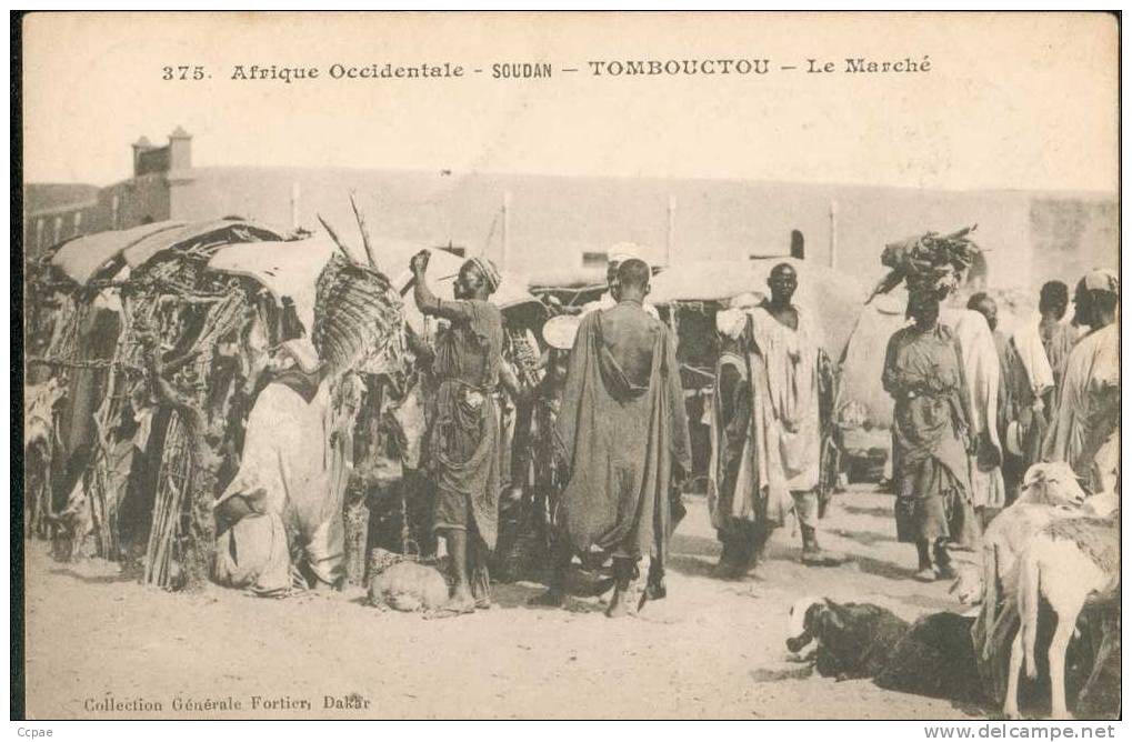 TOMBOUCTOU  - Le Marché. (Fortier) - Sudan