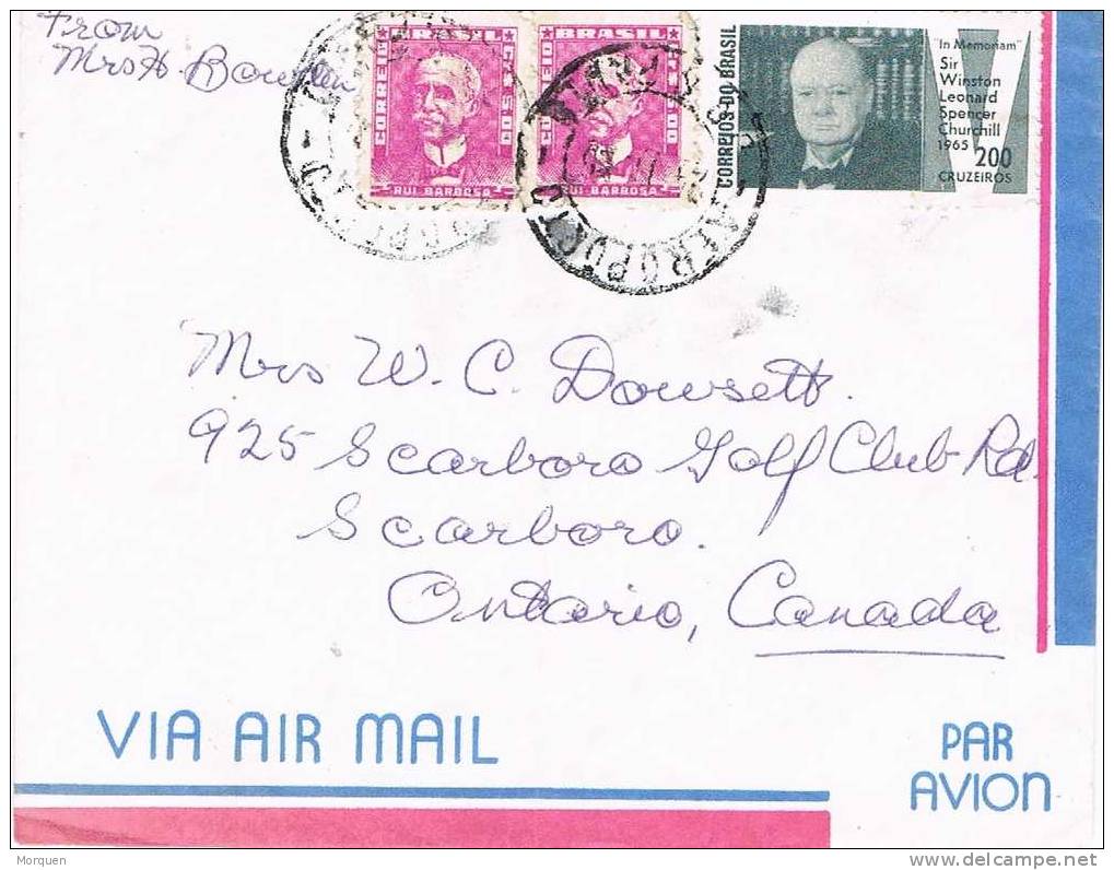 Carta Aerea Brazil. Aeroporto SAO PAOLO 1956 - Briefe U. Dokumente