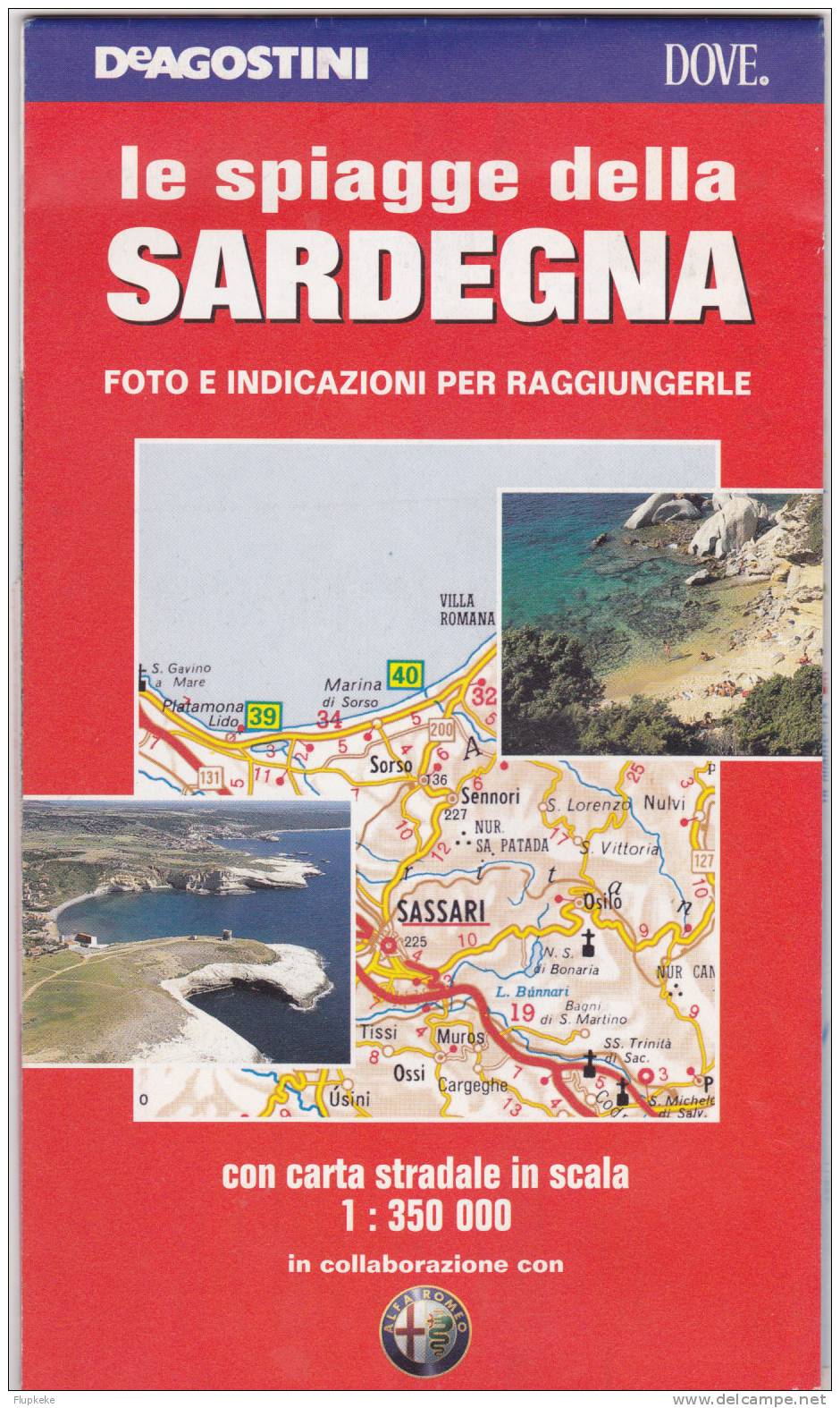 Carte DeAgostini Le Spiagge Della Sardegna 1/250 000 - Mapas/Atlas