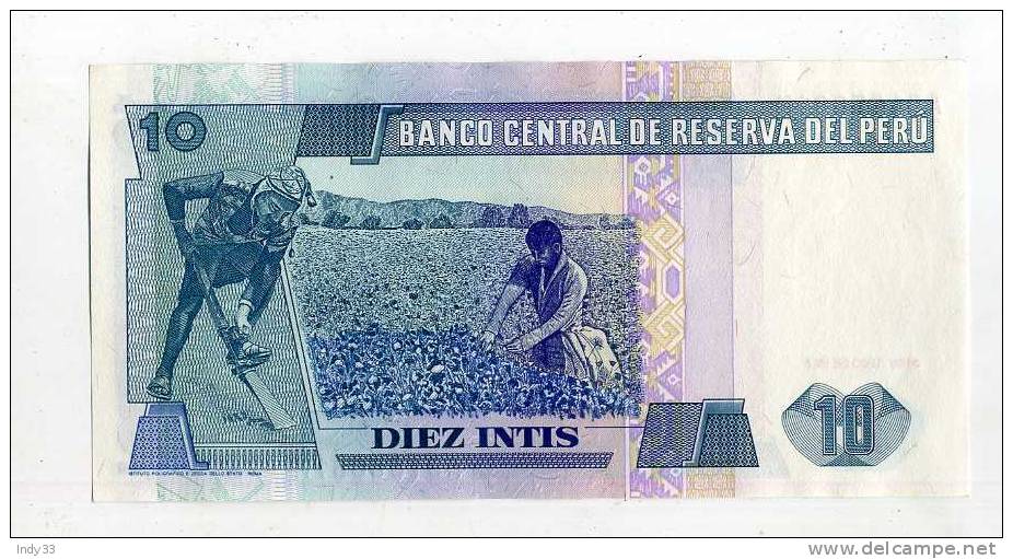 - PEROU . 10 I. 1987 - Perú