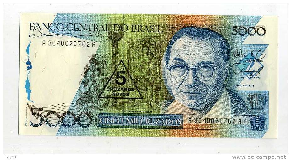 - BILLET BRESIL . BILLET 5000 C. - Brazilië