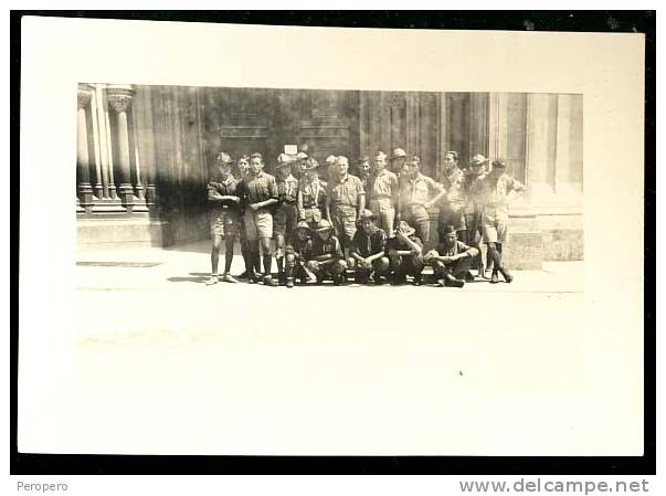 AK, Boy Scout, , Old Postcard, Photo - Scoutismo