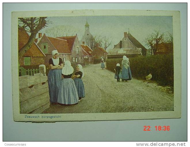 255 ZEEUWSCH DORPSGEZICHT ZEELAND NETHERLANDS HOLLAND    POSTCARD   YEARS  1910  OTHERS IN MY STORE - Zierikzee