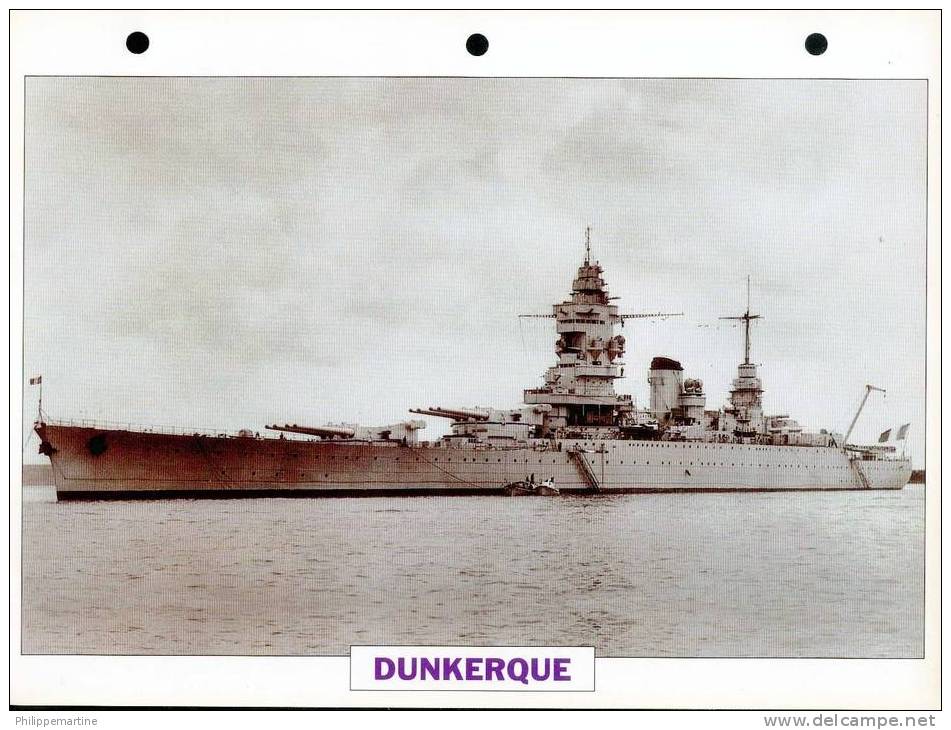 France 1935 : Croiseur De Bataille DUNKERQUE - Boats