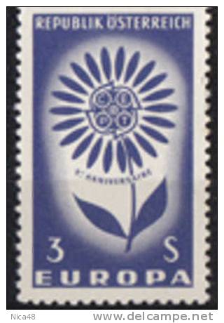 Austria 1964 Europa 1 Vl  Nuovo Serie Completa - 1964