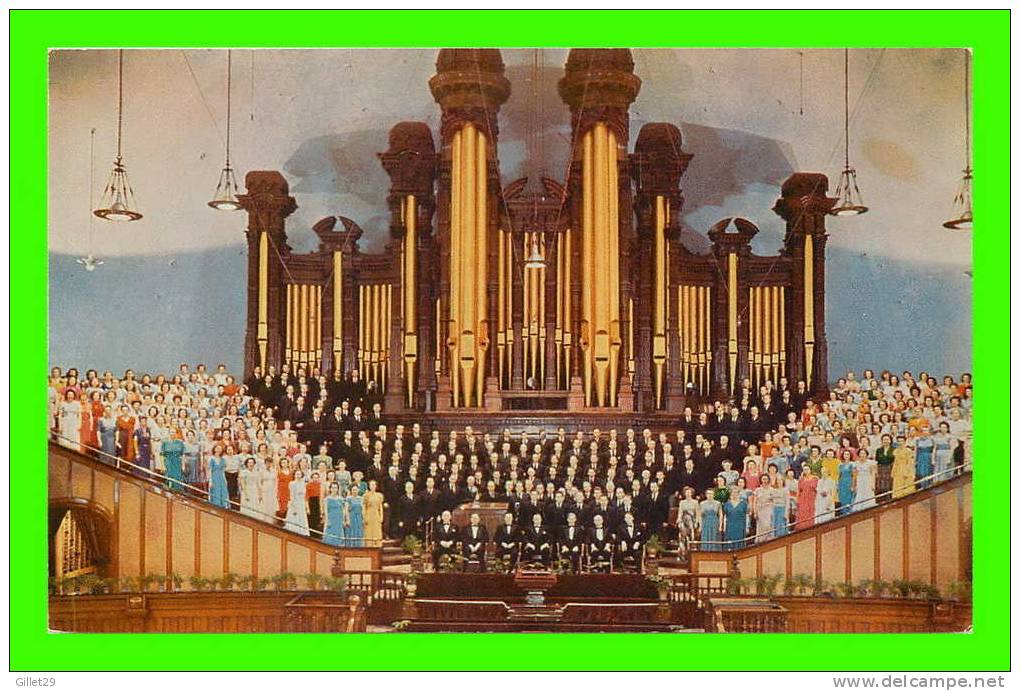 SALT LAKE CITY, UT - MORMON TABERNACLE CHOIR AND ORGAN TEMPLE SQUARE - MIKE ROBERTS - - Salt Lake City