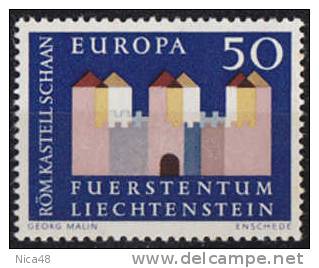 Liechtenstein 1964 Europa 1 Vl  Nuovo Serie Completa - 1964