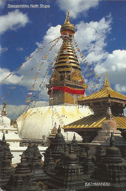 NEPAL  Swayambhu Nath Stupa - Népal