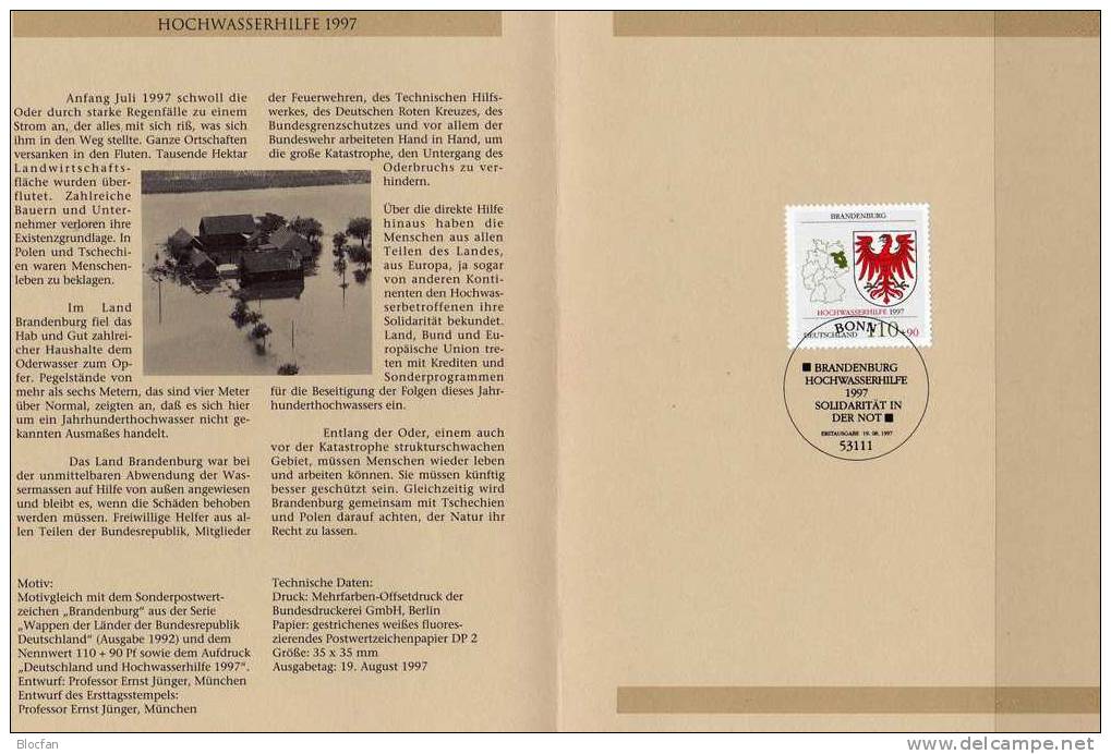 Jahres-Sammlung 1997 Mit 43 ETB,BRD 1895-1964 SST 130€ Ersttagblätter Illustrationen/documentation Year-books Of Germany - Other & Unclassified