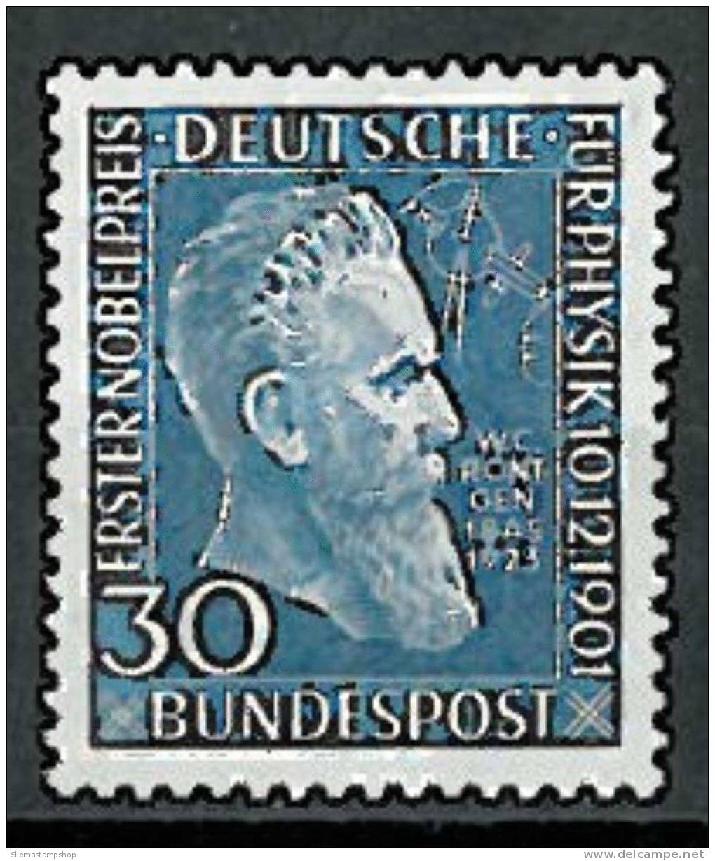 WEST GERMANY - 1951 NOBEL PRIZE - V1782 - Unused Stamps