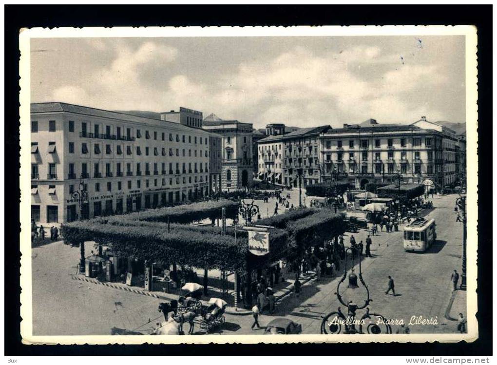 AVELLINO  CAMPANIA    VIAGGIATA  COME DA FOTO FOTOGRAFICA LUCIDA BOLLO RIMOSSO - Avellino