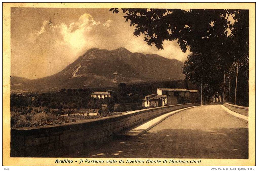 AVELLINO  CAMPANIA    VIAGGIATA  COME DA FOTO  FORMATO PICCOLO BOLLO RIMOSSO - Avellino