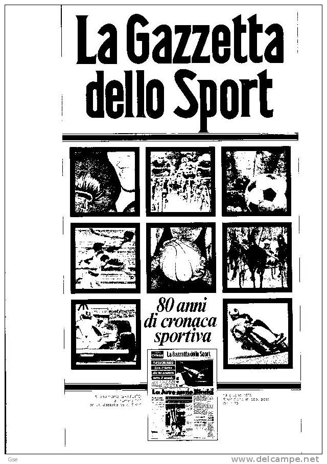 LA GAZZETTA DELLO SPORT 1978 - Supplemento - 80 Anni Di Cronaca Sportiva - 138 Pagg. - Sport