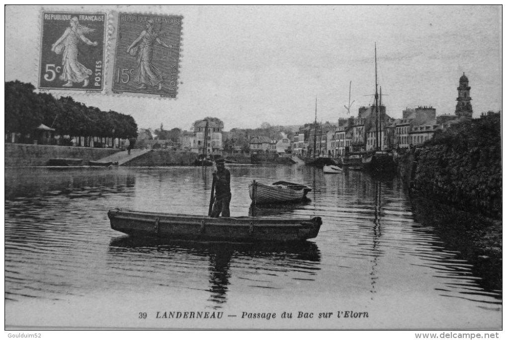 Passage Du Bac Sur L´Elorn - Landerneau