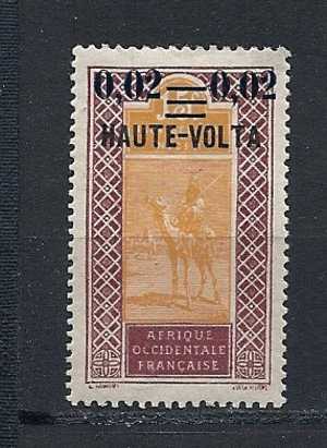 19  *  Y  &  T  Haute Volta   (timbre De 1920 Surchargé    02/10 - Unused Stamps