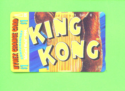 USA - Tamura Magnetic Phonecard/King Kong (Mint/Unused) - [3] Tarjetas Magnéticas