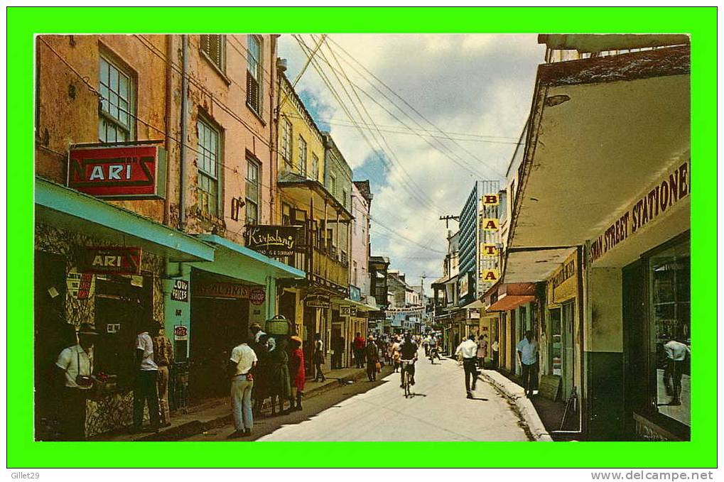 BARBADOS, WEST INDIES -  SWAN STREET - ANIMATED - C.L. PITT & CO - - Barbados