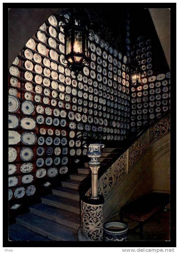 18 Morogues Chateau Porcelaine Escalier D18D C18156C RH100820 - Autres & Non Classés