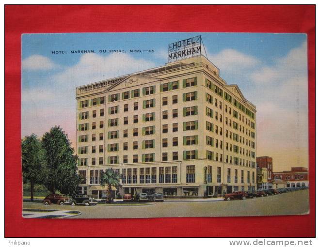 Gulfport Ms    Hotel Markham  Jul 7 1941 - Andere & Zonder Classificatie