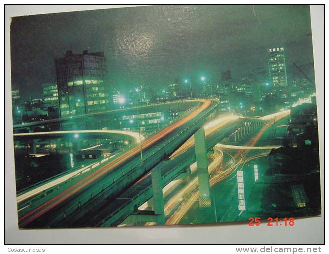 442 KOREA SEOUL A NIGHT VIEW OF SAMIL HIGH WAY      AÑOS / YEARS / ANNI  1980 OTHERS IN MY STORE - Corée Du Sud