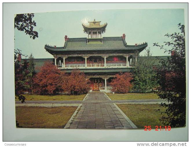 443 THE PRINCIPAL TEMPLE BOGDO  KHAN PALACE  MONGOLIA   YEARS  1970  OTHERS IN MY STORE - Mongolië