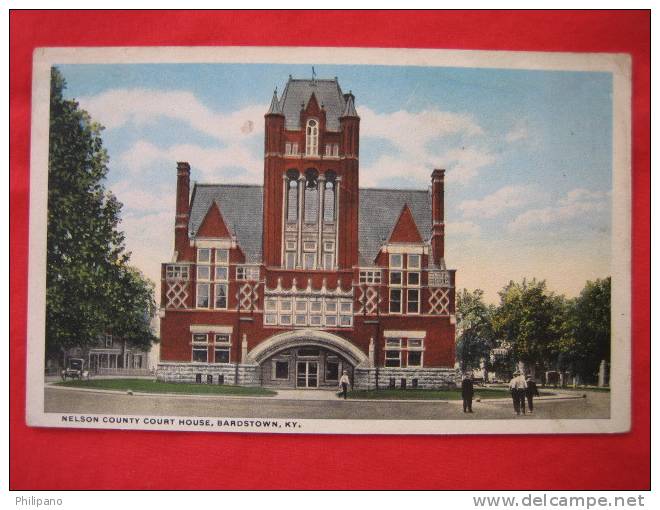 Bardstown Ky--Nelson County Court House   WB - Sonstige & Ohne Zuordnung