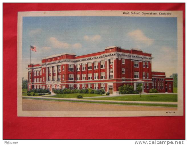 Owensboro Ky  High School   Linen - Altri & Non Classificati