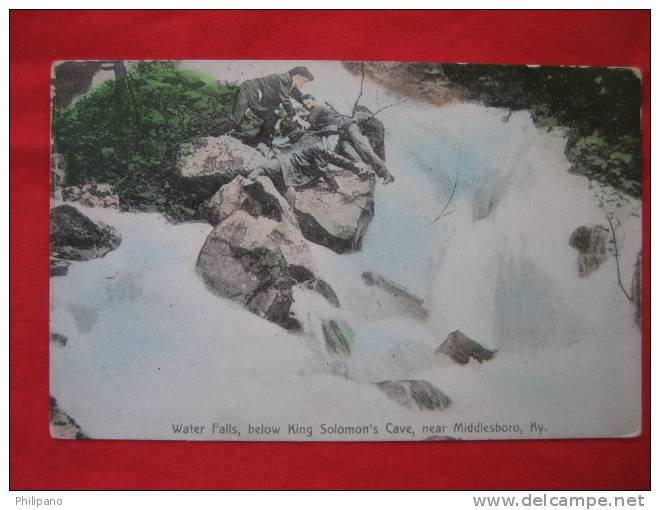 Water Falls, Below King Solomon's Cave Near Middlesboro KY - Sonstige & Ohne Zuordnung