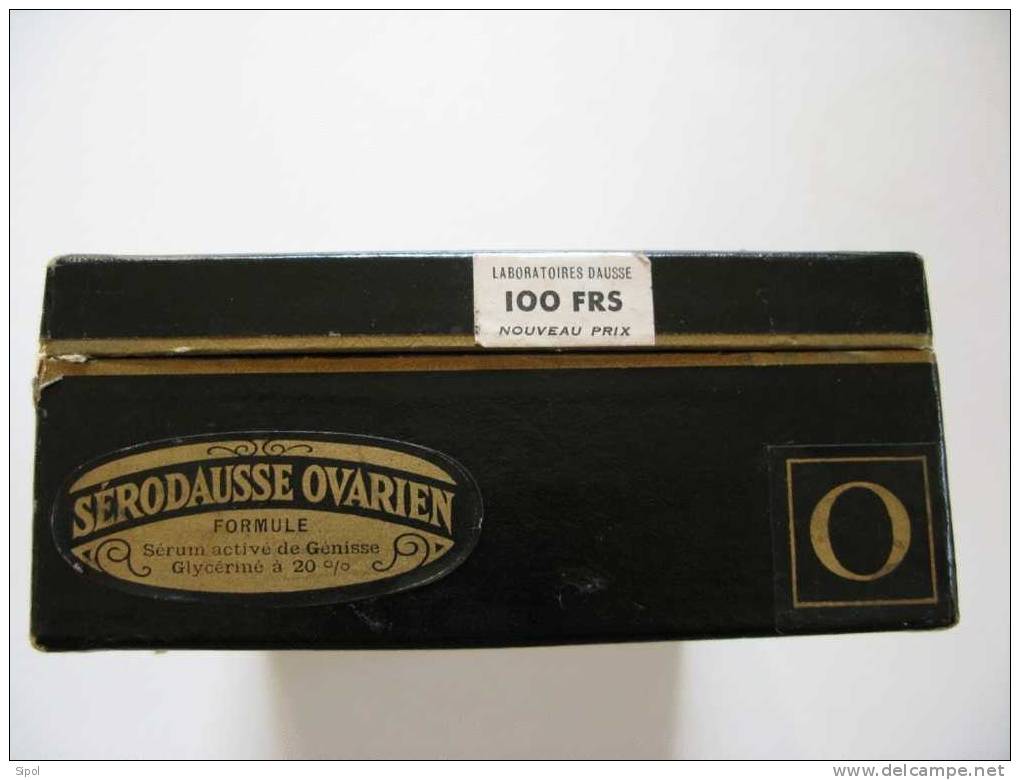 Boite Noire  En Carton " Serodausse Des Laboratoires Dausse " Médication Périmée En 1942!! - Boxes