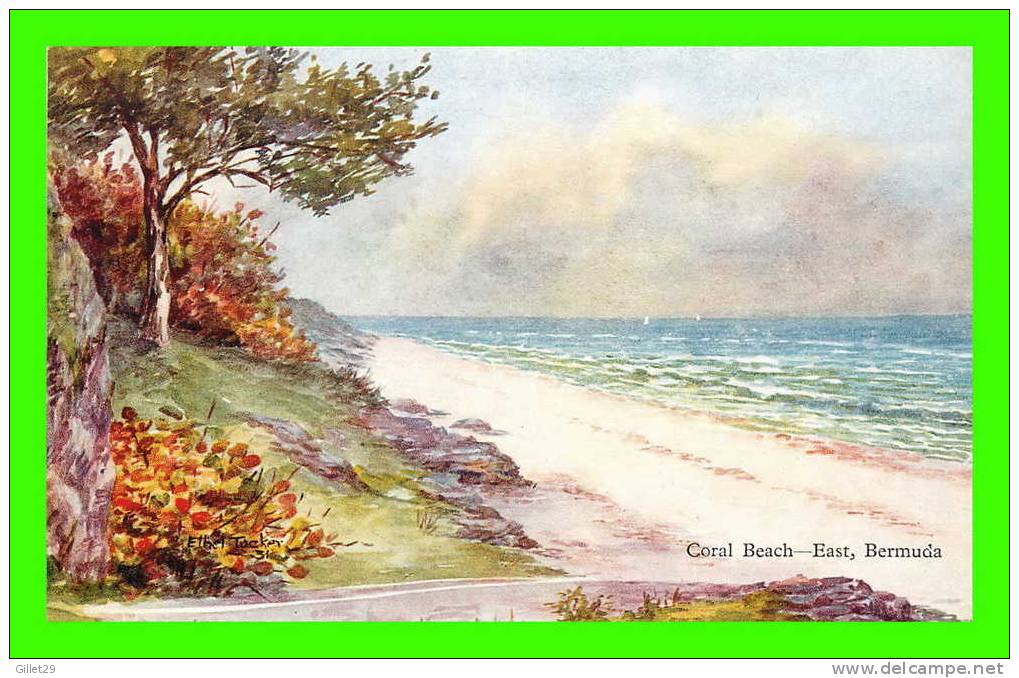 BERMUDES - CORAL BEACH, EAST  - PUB BY ETHEL & C.F. TUCKER  - J. SALMON LTD - - Bermuda