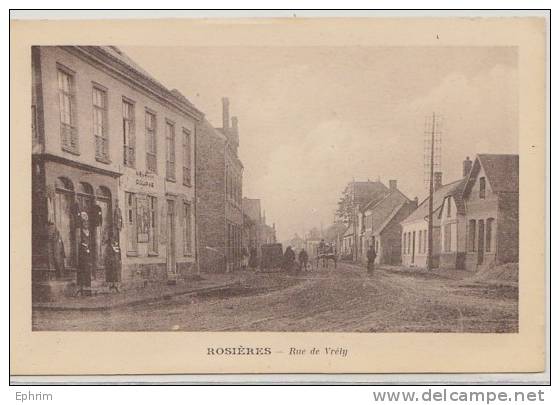 Rosières-en-Santerre Somme Rue De Vrély - Rosieres En Santerre