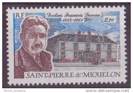 SAINT-PIERRE-ET-MIQUELON N° 476**  NEUF SANS CHARNIERE  FRANCOIS DUNAN - Otros & Sin Clasificación