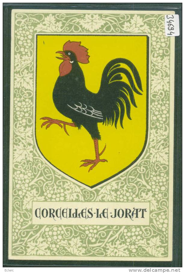 DISTRICT D´ORON /// CORCELLES LE JORAT - ARMORIAL DE LA COMMUNE  - TB - Corcelles-le-Jorat