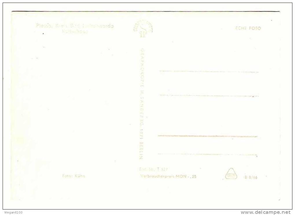 PLESSA (Bad Liebenwerda), Kulturhaus, H. Sander Nr. T 527, Ungelaufen, 1966 - Plessa